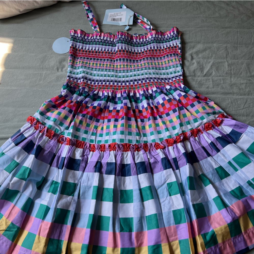 Hill House Seraphina Mini in Multigingham Large - Picture 2 of 4